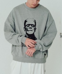 【ADAMPATEK/アダムパテック】Frankenstein portrait crewneck スウェット