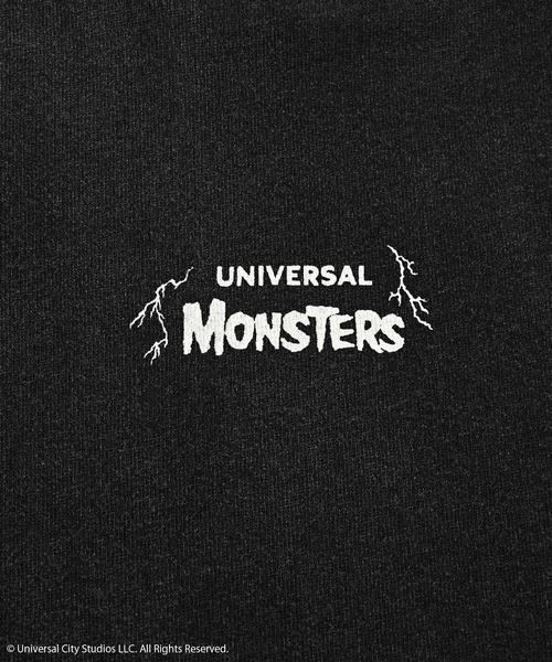 ADAM PATEK(アダムパテック)の「【ADAMPATEK/アダムパテック】Frankenstein portrait crewneck スウェット(スウェット・レディース・ブラック/グレー・2/1)」の10枚目の写真