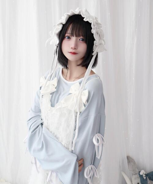 whinny きらめいたふりりんワンピちゃん　ブラック Whinny（ホワイニー）の「Whinny/きらめいたふりりんワンピちゃん
