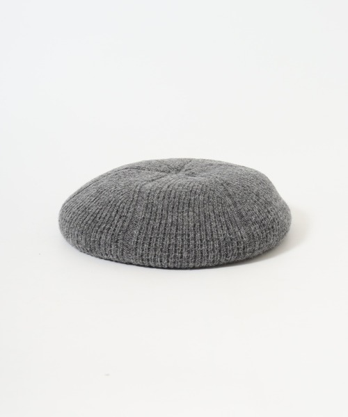 Sense of Grace(センスオブグレース)の「リブ編み サーモニットベレー(ハンチング/ベレー帽・メンズ・グレー/ブラック/ライトブルー/ブラウン・FREE)」の6枚目の写真
