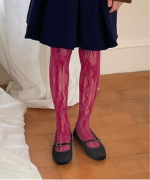 Burner（バーナー）の「【OKUOKU　0909】モード柄 シアータイツ oku-tights-3-16（タイツ/ストッキング・レディース）」