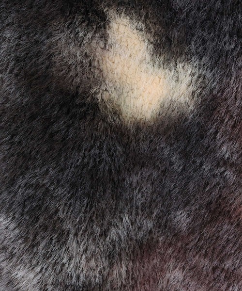 CAMBIO(カンビオ)の「mj11133-Monotone Marble Fake Fur Curved Zipper Blouson フーディージャケット(A56025cmb)(その他アウター・メンズ・ブラウン/ブラック・S/M/L)」の17枚目の写真