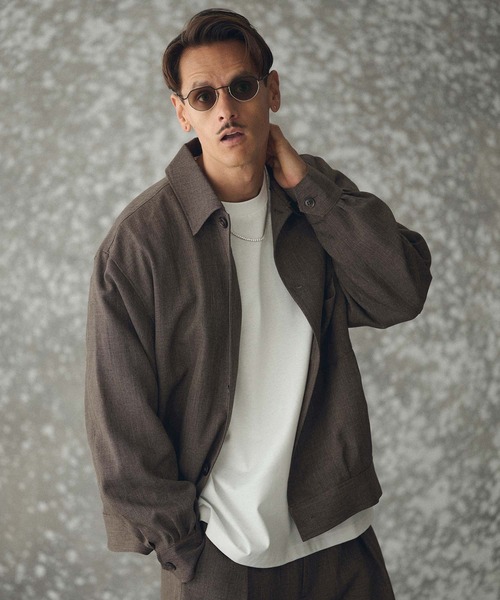 ジャケット・アウター takawo11ULTERIOR24AW CHAMBRAYSOFTMELT Zion Bomber Jacket - Red – The Frankie Shop