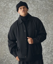 mj11160- Wool-like Sharky Worker Jacket ワークジャケット(TRM-T7367)
