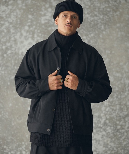 THEOREM(セオレム)の「mj11160- Wool-like Sharky Worker Jacket ワークジャケット(TRM-T7367)(その他アウター・メンズ・グレー/ブラック/ブラウン・M/L/XL)」の4枚目の写真
