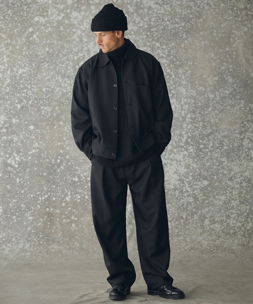 THEOREM(セオレム)の「mj11160- Wool-like Sharky Worker Jacket ワークジャケット(TRM-T7367)(その他アウター・メンズ・グレー/ブラック/ブラウン・M/L/XL)」の9枚目の写真