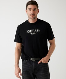 Guess(�Q�X)��Crew Neck Short Sleeves Small Logo Tee �������ST�V���c(T�V���c/�J�b�g�\�[)