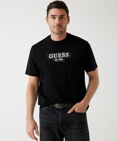 Crew Neck Short Sleeves Small Logo Tee