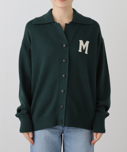 JOURNAL STANDARD(ジャーナルスタンダード)の「コットンウールインターシャカーディガン(カーディガン/ボレロ・レディース・グリーン/ネイビー・FREE)」の8枚目の写真