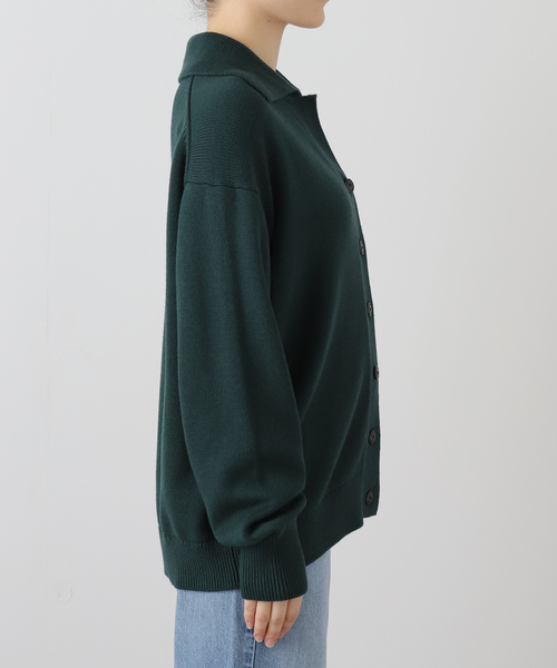 JOURNAL STANDARD(ジャーナルスタンダード)の「コットンウールインターシャカーディガン(カーディガン/ボレロ・レディース・グリーン/ネイビー・FREE)」の11枚目の写真