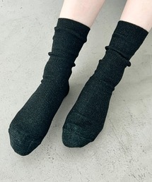 LOVALOT（ラバロット）の「シンプル ラメ リブソックス（ソックス/靴下）」