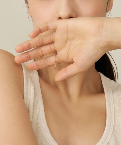 K10YG ゴールド チェーンリング（リング）｜va vendome aoyama（ヴイ