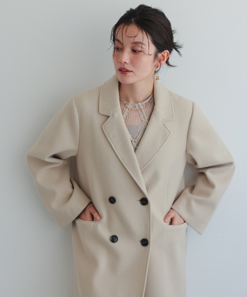 Dorry Doll(ドリードール)の「チェスターコート(チェスターコート・レディース・チャコール/ベージュ/ブラック・MEDIUM)」の3枚目の写真