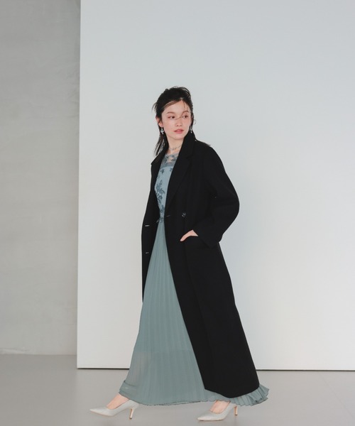 Dorry Doll(ドリードール)の「チェスターコート(チェスターコート・レディース・チャコール/ベージュ/ブラック・MEDIUM)」の5枚目の写真