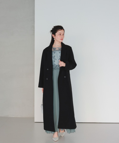 Dorry Doll(ドリードール)の「チェスターコート(チェスターコート・レディース・チャコール/ベージュ/ブラック・MEDIUM)」の4枚目の写真