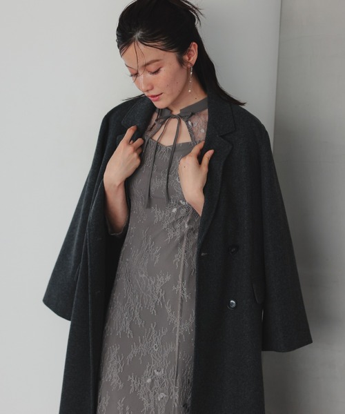 Dorry Doll(ドリードール)の「チェスターコート(チェスターコート・レディース・チャコール/ベージュ/ブラック・MEDIUM)」の21枚目の写真