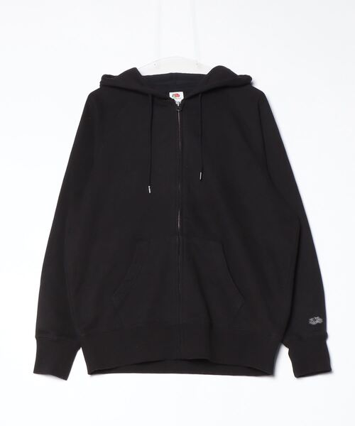 FRUIT OF THE LOOM（フルーツオブザルーム）の「【FRUIT OF THE LOOM】BASIC SWEAT ZIP UP HOODIE（パーカー・メンズ・ネイビー/杢グレー/ブラック/アイボリー・X-LARGE/LARGE）」の3枚目の写真