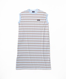 [L's]FRENCH SLEEVE OP BORDER T/C JERSEY/フレンチスリーブワンピース ボーダー