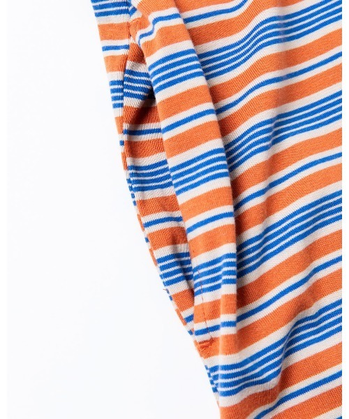 THOUSAND MILE（サウザンドマイル）の「[L's]FRENCH SLEEVE OP BORDER T/C JERSEY/フレンチスリーブワンピース ボーダー（ワンピース・レディース・ブルー系その他/オレンジ系その他・FREE）」の12枚目の写真