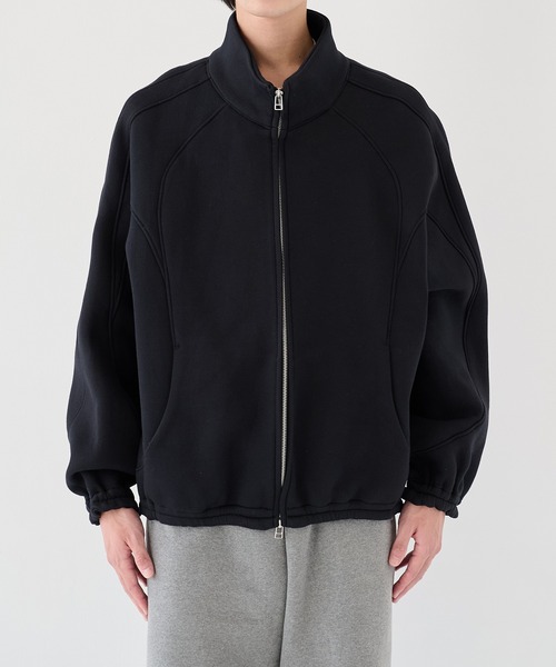 STUDIOUS（ステュディオス）の「【STUDIOUS】キリカエトラックジャケット（ブルゾン・メンズ・ブラック・2/1）」の2枚目の写真