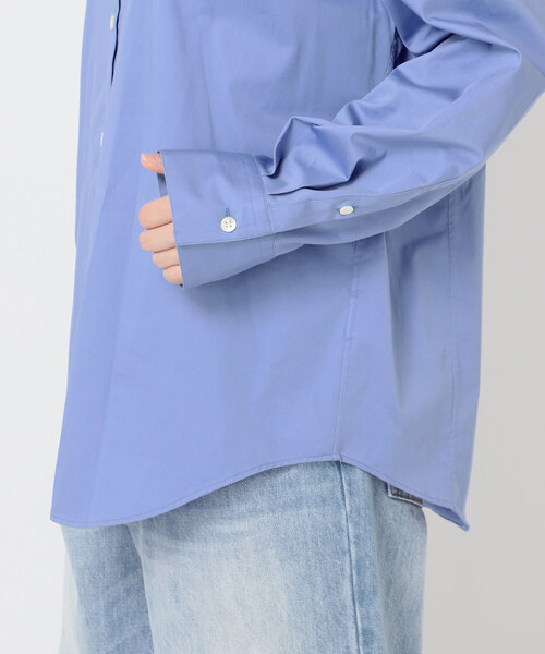 plage（プラージュ）の「PEACH COTTON シャツ（シャツ/ブラウス・レディース・サックスブルー/ホワイト・FREE）」の14枚目の写真