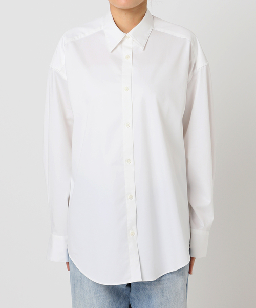 plage（プラージュ）の「PEACH COTTON シャツ（シャツ/ブラウス・レディース・サックスブルー/ホワイト・FREE）」の19枚目の写真