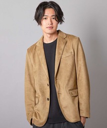 リラックスフィットフェイクスエードジャケット