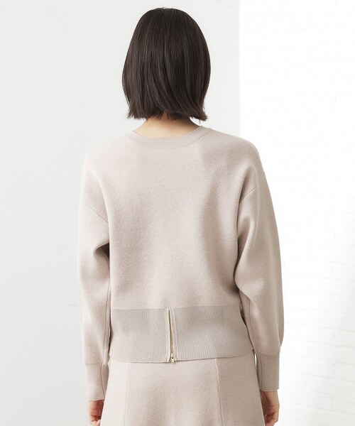 THE SHOP TK （ザ ショップ ティーケー ）の「【前後2WAY】ニットセットアップ（セットアップ・レディース・スミクロ/ダークグリーン/ナチュラル・12/13）」の20枚目の写真