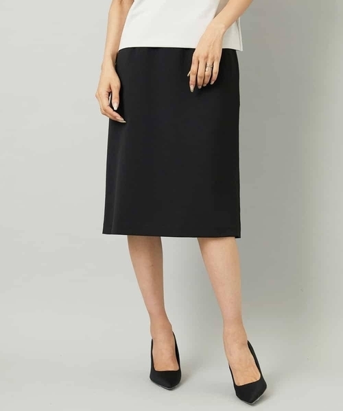 MICHEL KLEIN（ミッシェル・クラン）の「[セットアップ対応]セミフレアスカート（スカート・レディース・グレー/ブラック・38）」の11枚目の写真