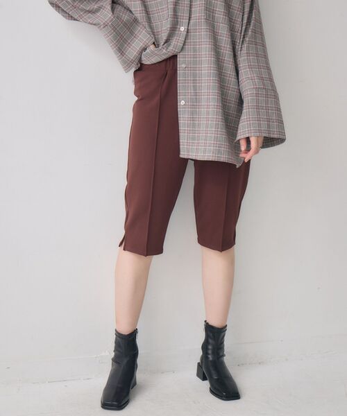 kivi（キヴィ）の「カプリパンツ（その他パンツ・レディース・ブラック/ダークブラウン・FREE）」の14枚目の写真