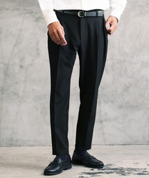 TPU フレックス ストレッチ タックテーパードパンツ スラックス