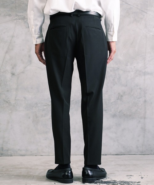 セール】TPU フレックス ストレッチ タックテーパードパンツ