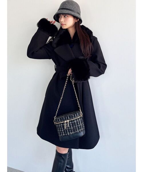 RESEXXY（リゼクシー）の「フェルトベルハット（ハット・レディース・チャコールグレー/ブラック/ベージュ・FREE）」の10枚目の写真