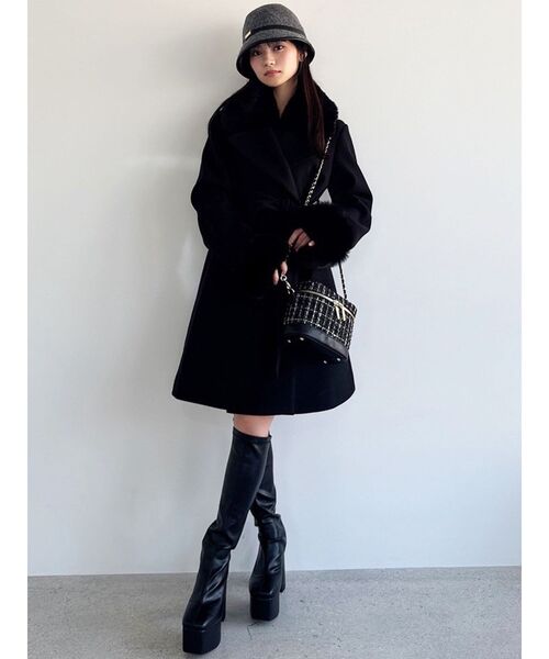 RESEXXY（リゼクシー）の「フェルトベルハット（ハット・レディース・チャコールグレー/ブラック/ベージュ・FREE）」の11枚目の写真