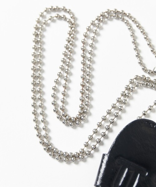 FREAK'S STORE(フリークスストア)の「Kurt Wu × FREAK'S STORE / カートウー × フリークスストア カードケースネックレス(ネックレス・メンズ・その他9/ブラック・ONE SIZE)」の7枚目の写真