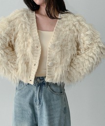 on:nue | 【on:nue】ループフリンジニットカーディガン /2025 AW COLLECTION(カーディガン/ボレロ)