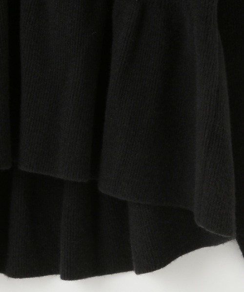 LOWRYS FARM（ローリーズファーム）の「ペプラムニットＳＥＴＵＰ  580821（ワンピース・レディース・ブラック/アイボリー/ブラウン・FREE）」の14枚目の写真