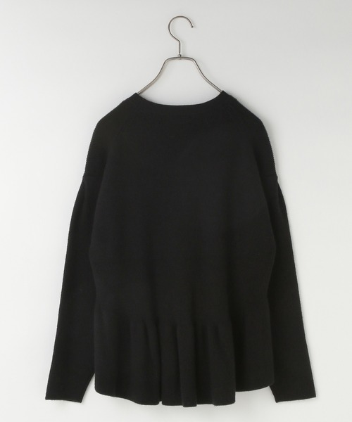 LOWRYS FARM（ローリーズファーム）の「ペプラムニットＳＥＴＵＰ  580821（ワンピース・レディース・ブラック/アイボリー/ブラウン・FREE）」の13枚目の写真