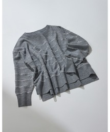 STRAWBERRY-FIELDS | ソフィースフレ_シャイニーボーダーニット(ニット/セーター)