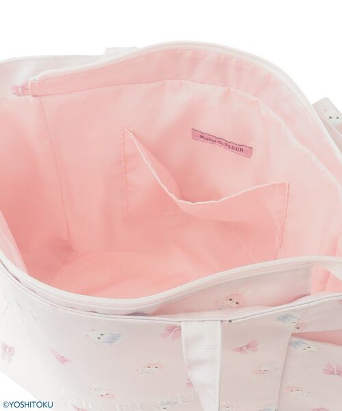 クリーミーねこ/うさぎサイドポケットトート（トートバッグ）｜Maison