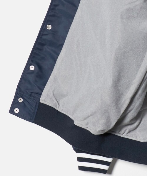 Champion（チャンピオン）の「＜Champion＞サテン ベースボール ジャケット（その他アウター・レディース・ネイビー・M）」の9枚目の写真