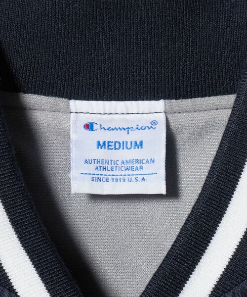 Champion（チャンピオン）の「＜Champion＞サテン ベースボール ジャケット（その他アウター・レディース・ネイビー・M）」の11枚目の写真