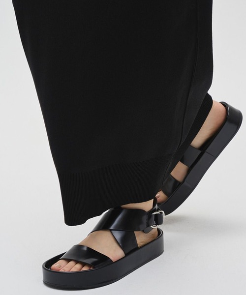 TODAYFUL(トゥデイフル)の「【TODAYFUL/トゥデイフル】Chunky Belt Sandals/チャンキーベルトサンダル(サンダル・レディース・キナリ/ブラック・36/37/38)」の12枚目の写真