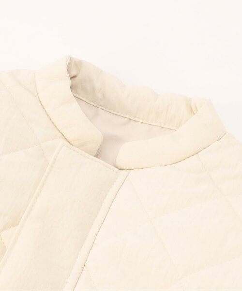 BREEZE（ブリーズ）の「【ジュニア対応】リバーシブルキルト&切替ジャケット（テーラードジャケット・キッズ・アイボリー/ブラック・90/110/120/80/100/130/140）」の16枚目の写真