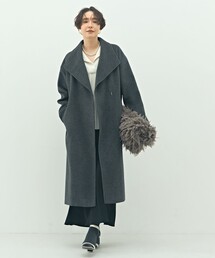 NOLLEY’S Sophi | 【一部WEB限定色】アンゴラビーバーベルテッドロングコート(その他アウター)