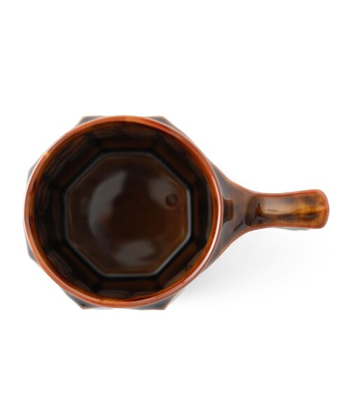TOKYO CULTUART by BEAMS（トウキョウカルチャートバイビームス）の「AKIHIRO WOODWORKS × ONE KILN / jincup Ceramic L WoodGraze（グラス/マグカップ/タンブラー・レディース・ブラウン・ONE SIZE）」の4枚目の写真