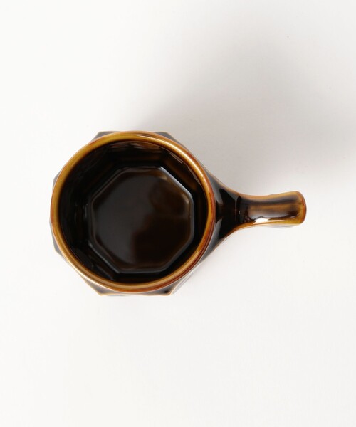 TOKYO CULTUART by BEAMS（トウキョウカルチャートバイビームス）の「AKIHIRO WOODWORKS × ONE KILN / jincup Ceramic L WoodGraze（グラス/マグカップ/タンブラー・レディース・ブラウン・ONE SIZE）」の9枚目の写真