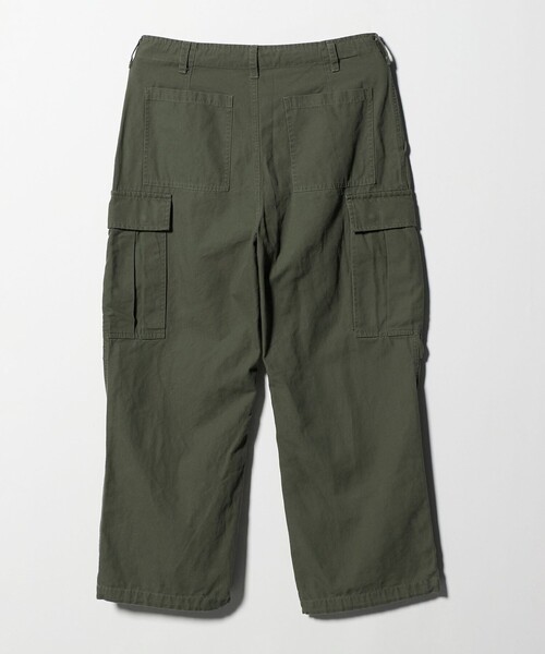 A DAY IN THE LIFE UNITED ARROWS(アデイインザライフユナイテッドアローズ)の「ウォッシュ ダッククロス カーゴパンツ<A DAY IN THE LIFE>(スラックス・メンズ・オリーブ/ダークグレー・L/M)」の3枚目の写真