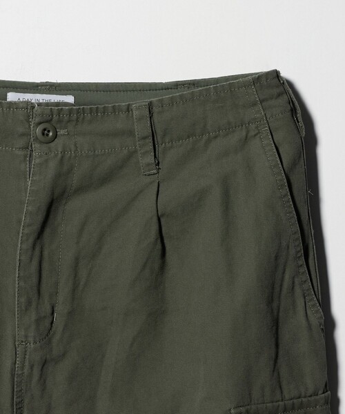 A DAY IN THE LIFE UNITED ARROWS(アデイインザライフユナイテッドアローズ)の「ウォッシュ ダッククロス カーゴパンツ<A DAY IN THE LIFE>(スラックス・メンズ・オリーブ/ダークグレー・L/M)」の4枚目の写真