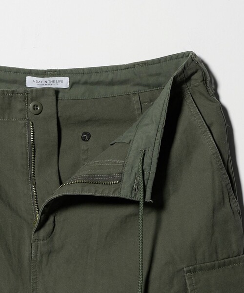 A DAY IN THE LIFE UNITED ARROWS(アデイインザライフユナイテッドアローズ)の「ウォッシュ ダッククロス カーゴパンツ<A DAY IN THE LIFE>(スラックス・メンズ・オリーブ/ダークグレー・L/M)」の7枚目の写真
